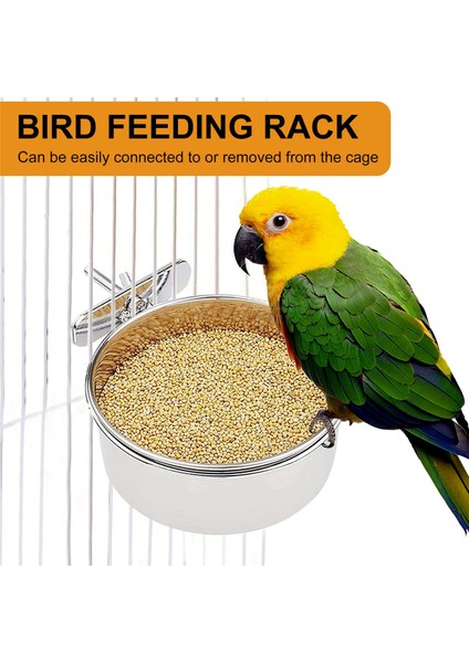 5 Pack Paslanmaz Çelik Kuş Besleyici Set Besleme Besleme Bardakları Gıda Su Kaseleri Kuş Yemek Tutucu Kafesler Için Küçük Hayvanlar (Yurt Dışından) fırsatları