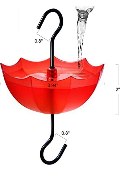 Kuş Besleyicileri ve Oriole Besleyicileri, Büyük Kapasiteli Kırmızı Şemsiye Karınca Koruyucusu, Kuş Besleyicisi (Yurt Dışından) fiyatları