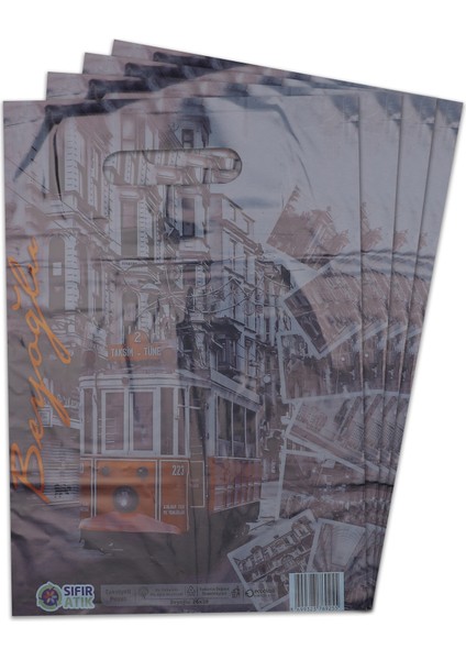 No:2 (26*38) Beyoğlu Desenli Takviyeli Elgeçme Poşet 50 Adet fiyatları