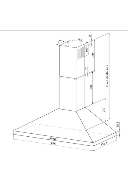 Gld 022RK Rustıc 60 cm Krem Rustik Davlumbaz fiyatları