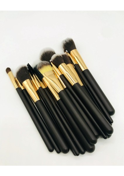 15 Parça Feiyan Siyah Makyaj Fırça Seti Modern Tasarım indirimleri