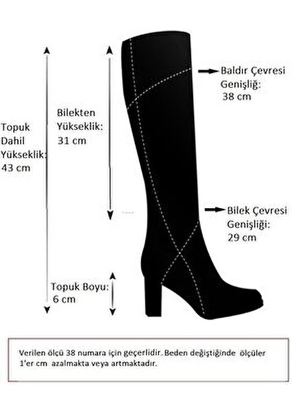 Lacivert Kadın Çizme A654252702