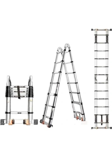 Alüminyum Çok Fonksiyonlu Teleskopik Merdiven indirimleri