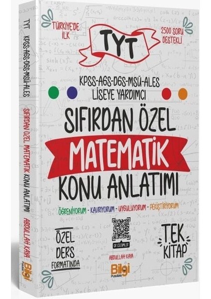 Bilgi Pusulası Tyt Kpss Meb-Ags Ales Dgs Msü Sıfırdan Özel Matematik Konu Anlatımı - Abdullah Kaya Bilgi Pusulası Yayınları