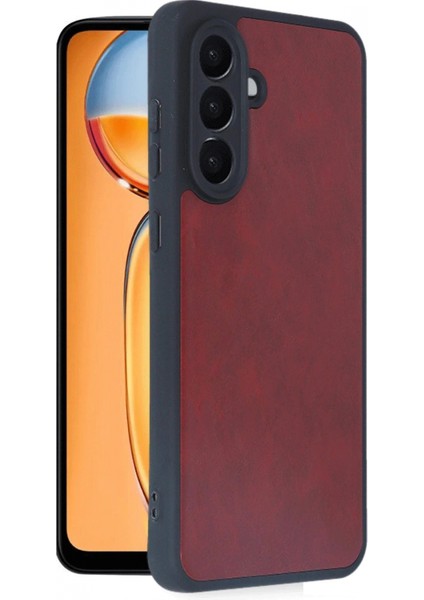 Samsung Galaxy A36 Kılıf Aras Deri Kapak - Bordo modelleri