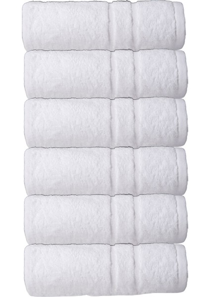 Otel, El, Yüz, Baş Havlusu 50X100 cm 6'lı Set Pamuklu