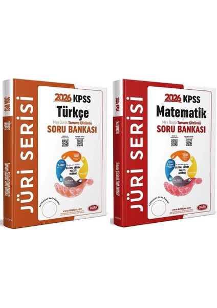 Data 2026 Kpss Türkçe + Matematik Jüri Soru Bankası 2 Li Set Data Yayınları