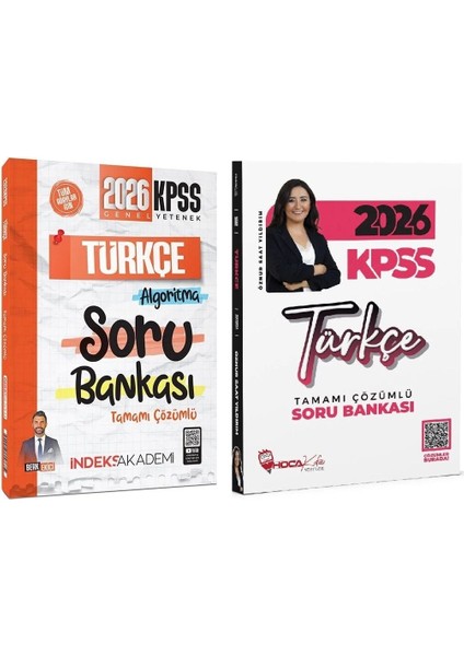 Hoca Kafası + Indeks 2026 Kpss Türkçe Soru Bankası 2 Li Set - Öznur Saat Yıldırım Hoca Kafası + Indeks Akademi Yayınları