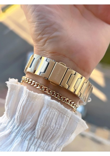 2 Yıl Garantili Çelik Kasa ve Kordon 5 Atm Suya Dayanıklı Kadın Kol Saati+Bileklik DC.001 modelleri