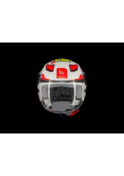 Kask mt Çocuk Lıte Dino A0 Beyaz fırsatları