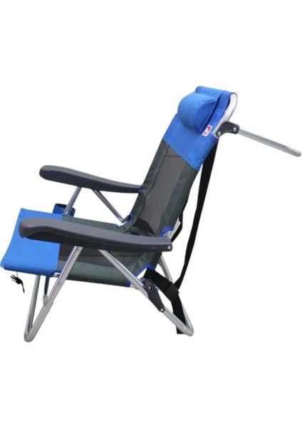 BEACH STAR LİGHT PLAJ ŞEZLONG SANDALYE MAVİ