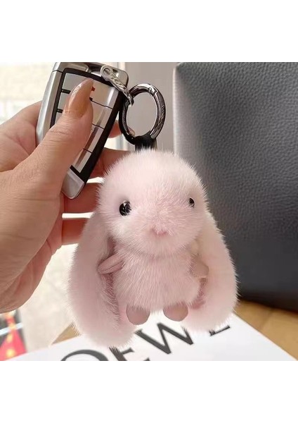 Vizon Kürkü Tavşan Anahtarlık Çanta Kolye (Yurt Dışından) indirimleri