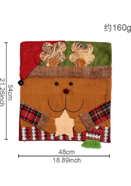 Yeni Noel Dekorasyon Sandalye Arka Kapağı (Yurt Dışından) indirimleri