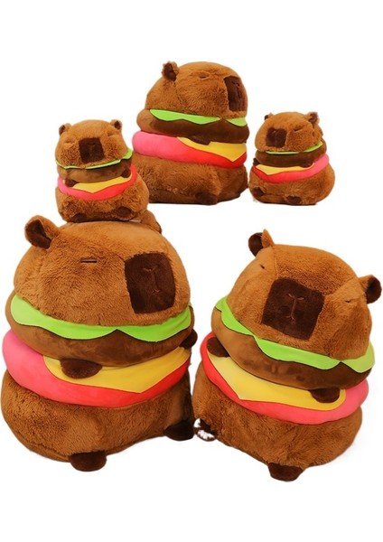 Yeni Hamburg Capibala Doll Tombul Su Gine Domuzu Peluş Oyuncak Uyku Yastığı (Yurt Dışından) modelleri