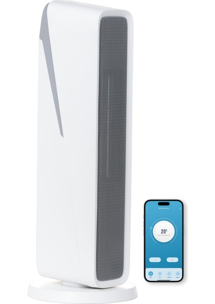Akıllı Fanlı Isıtıcı İç Mekan Wi-Fi Isıtma Cihazı Ultra Sessiz Ptc Seramik Space Heater (2000W) X7440