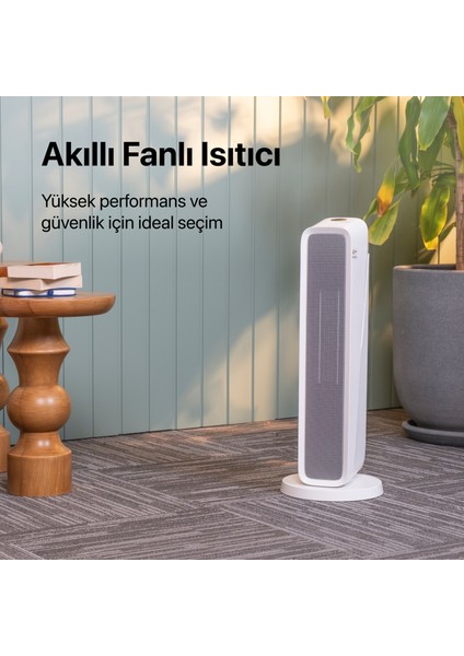 Akıllı Fanlı Isıtıcı İç Mekan Wi-Fi Isıtma Cihazı Ultra Sessiz Ptc Seramik Space Heater (2000W) X7440 fiyatları