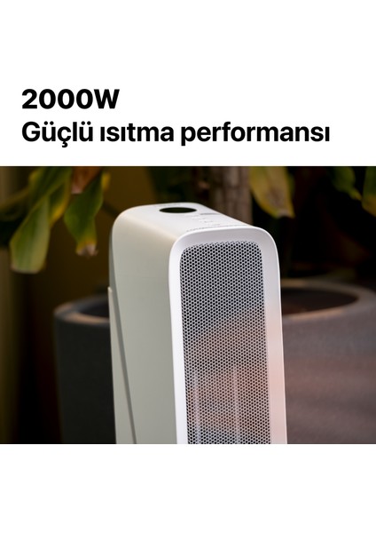 Akıllı Fanlı Isıtıcı İç Mekan Wi-Fi Isıtma Cihazı Ultra Sessiz Ptc Seramik Space Heater (2000W) X7440 fırsatları