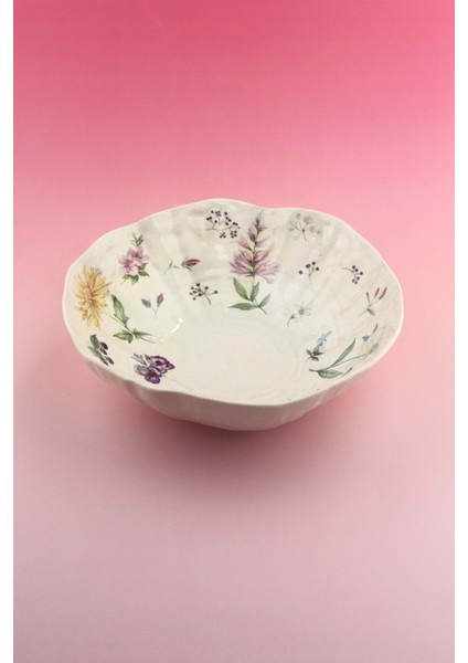 Spring Flowers Büyük Boy Porselen Salata Kasesi fiyatları