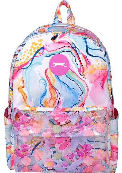 Pvc Detaylı Flowers Sırt Çantası