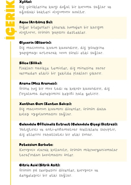 Muz Doğal Diş Macun 2'li Set 50 gr fırsatları