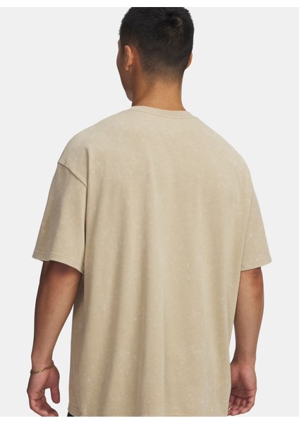 1389147-234-UA M Hw Os Logo Wash Ss Kahve Bisiklet Yaka Normal Düz Erkek T-Shirt fiyatları