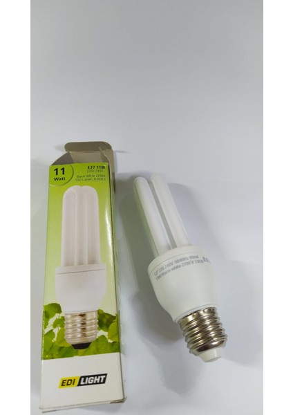 Edi Light 11W E27 Duy 2700K Tasarruflu Ampul