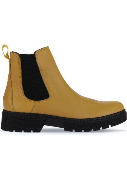 Sarı Flotter Deri Kadın Düz Bot 01WR4900 01WR4900 fiyatları