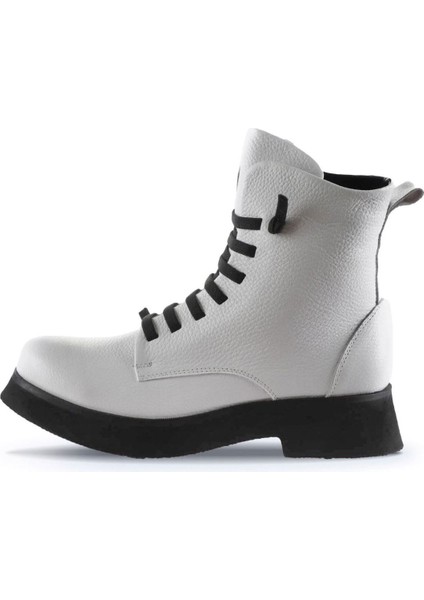 Beyaz Flotter Deri Kadın Dolgu Topuklu Bot 01WR8803 01WR8803 modelleri