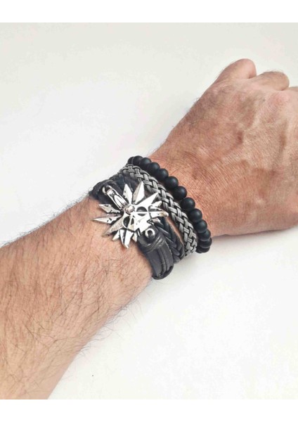 4 Adet Deri Bileklik Kurt Figürlü Hakiki Deri Bileklik Erkek Bileklik fiyatları