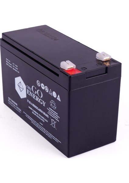 OR2GO Energy 12V 7Ah Jel Akü OV Serisi Uzun Ömürlü modelleri