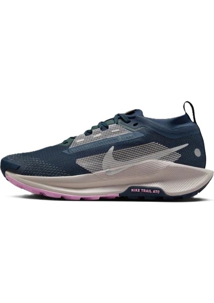 Pegasus Trail 5 Goretex Womens Running Shoes Navy Su Geçirmez Reflektörlü Kadın Doğa Yürüyüş Koşu Ayakkabısı Lacivert