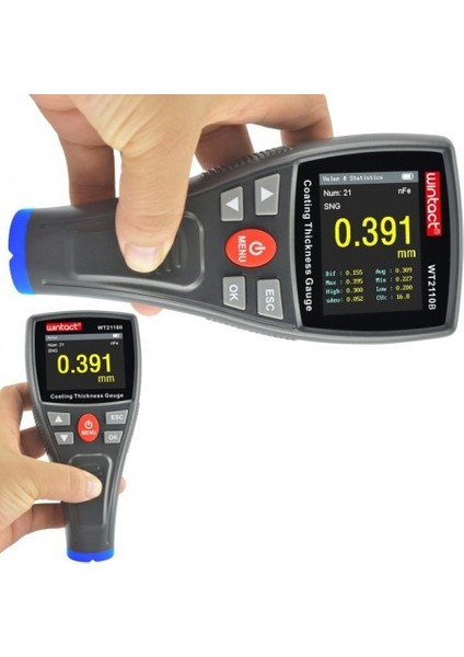 WT2110B 'renkli Ekranlı' Boya Kalınlık Ölçer
