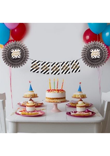 Happy Birthday Yelpaze Banner Seti, 2,5 Mt indirimleri