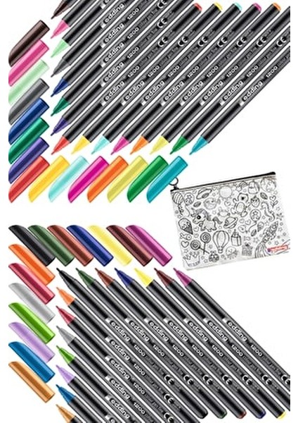 1200 Grafik Kalemi 29 Renkli Kalem Seti ve Kalemkutu ile Yaratıcılığınızı Geliştirin modelleri