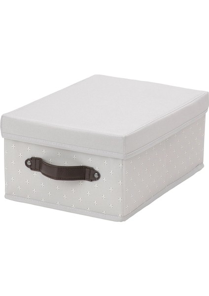 Bladdrare Kapaklı Kutu Gri 25 x 35 x 15 Cm