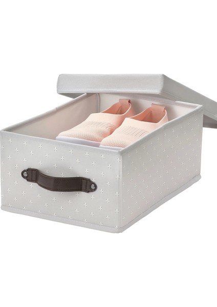 Bladdrare Kapaklı Kutu Gri 25 x 35 x 15 Cm modelleri