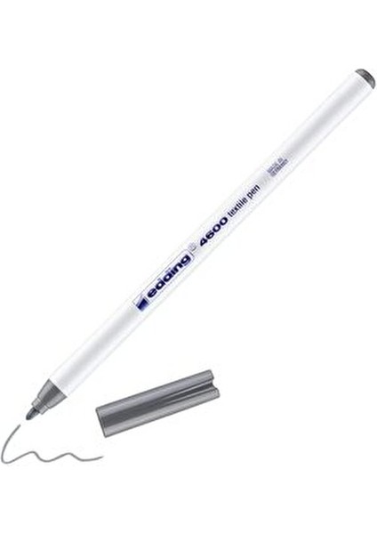 4600 Kumaş Boyama Kalemi Gri 1 mm Yuvarlak Uçlu İnce Çizimler İçin N:12 fiyatları