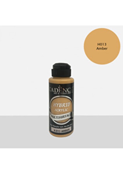 Amber Hibrit Multisurface Akrilik Boya Tüm Yüzeyler İçin 120 ml Süper Akışkan fiyatları