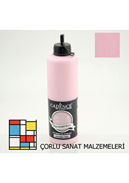 Bebek Pembe Hibrit Akrilik Boya Tüm Yüzeyler İçin 500 ml Su Bazlı Dayanıklı fiyatları
