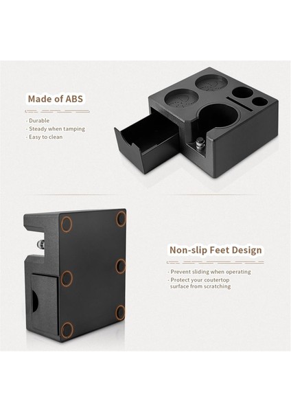 Espresso Tamping Istasyonu Düzenleyici Kahve Tamper Tutucu 58MM 54MM 51MM Epsresso Portafilter Kahve Aletleri Düzenleyici (Yurt Dışından) indirimleri