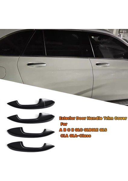 1 Takım Dış Kapı Kolu Döşeme Kapağı Mercedes-Benz C/e/glc/glb/a/b/gle/gls/cla/gla-Class Kapı Çekme Çıkartmaları Lhd (Yurt Dışından) fırsatları