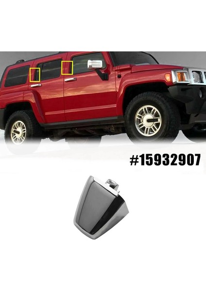 15932907 Hummer H3 2006-2010 Için Araba Dış Ön Veya Arka Kapı Kolları Uç Kapağı Kapağı Hummer H3T 2009-2010 Için (Yurt Dışından) fiyatları