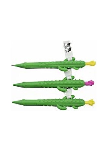 Kaktüs Versatil Uçlu Kalem 0.7 mm Ergonomik Tasarım ve Renkli Kaktüs Görünümü modelleri