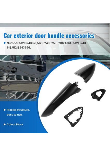 1set Ön Arka Sol Sağ Dış Kapı Kolu Takımı Bmw X5 E53 2000-2006 (Yurt Dışından) fırsatları
