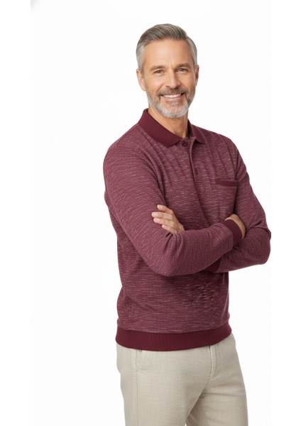 Erkek Kışlık Polo Yaka Kazak Pamuklu Örme Klasik Kırçıllı Selanik Düğmeli Fleto Cepli Rahat fiyatları