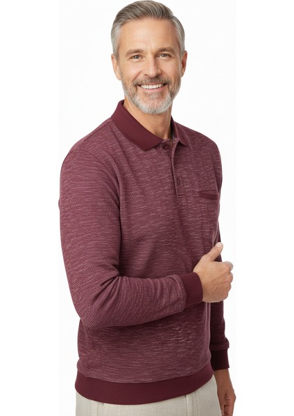 Erkek Kışlık Polo Yaka Kazak Pamuklu Örme Klasik Kırçıllı Selanik Düğmeli Fleto Cepli Rahat modelleri