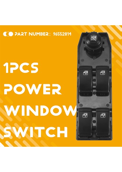 Araba Ön Kapı Sürücü Tarafı Elektrikli Elektrikli Cam Kontrol Anahtarı Düğmesi Chevrolet Optra Lacetti 2004-2007 96552814 (Yurt Dışından) fırsatları