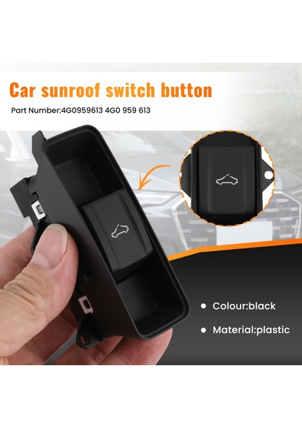 4G0959613 Panoramik Tavan Penceresi Anahtarı Düğmesi Potansiyometresi Audi A6L C7 A4L B9 Q3 A3 A1 (Yurt Dışından) fırsatları