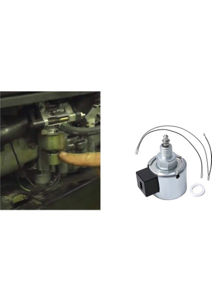 Briggs Stratton Için Yakıt Kapatma Solenoidi 846639 Çim ve Bahçe Ekipman Motorlarına Uyar FS-33R877-A1 (Yurt Dışından) modelleri