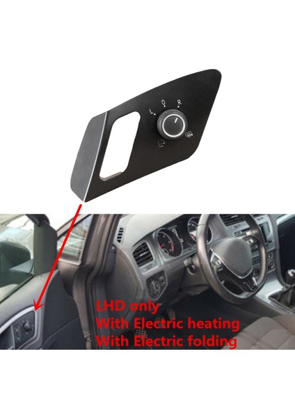 Golf 7 Mk 7 2015 - 2019 Için Araba Güç Isıtma Katlanır Dikiz Aynası Kontrol Anahtarı Ayar Düğmesi 5g0 959 565 (Yurt Dışından) fiyatları